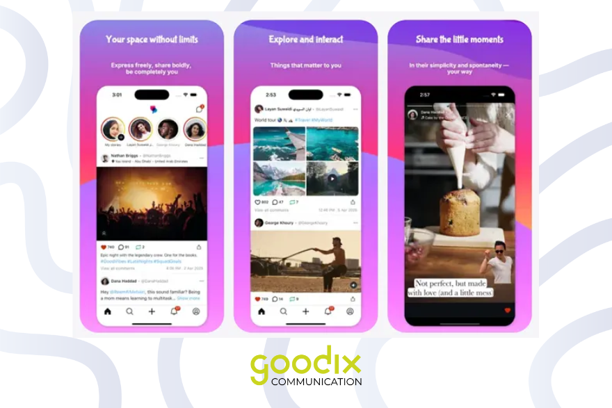 Interface d’une application sociale alternative à TikTok, illustrant l’intérêt croissant pour des plateformes concurrentes aux États-Unis